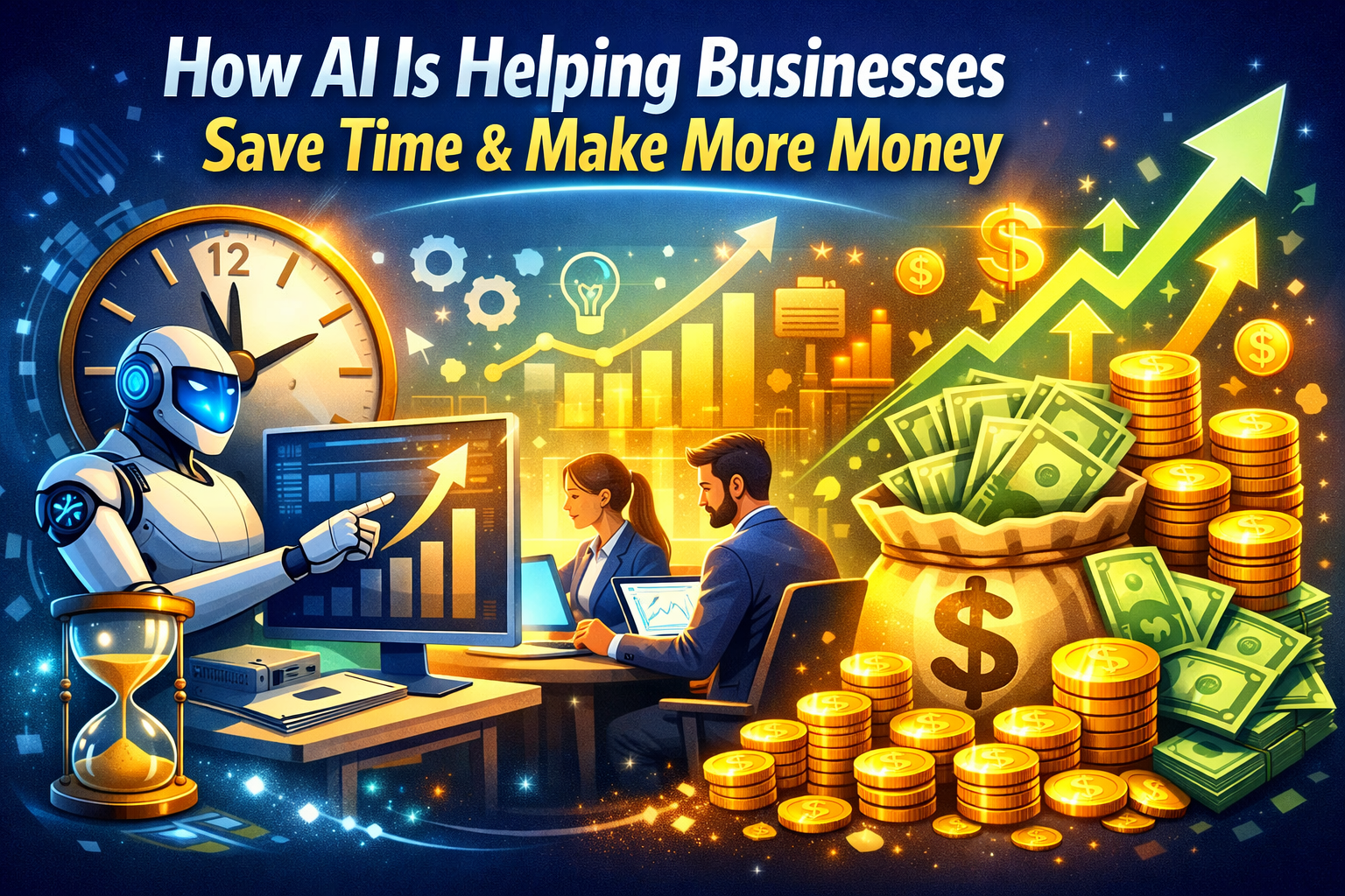 How AI Is Helping Businesses Save Time & Make More Money